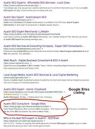 google sites search engine optimization