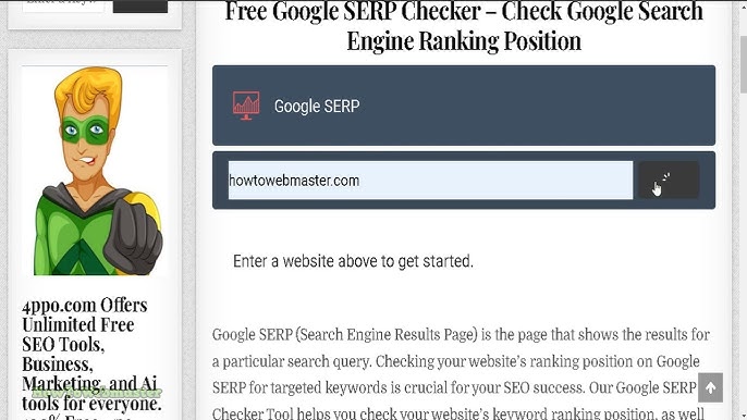 search engine position