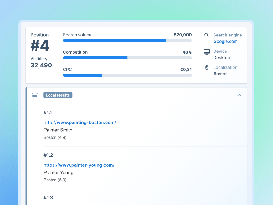 seo rank tracker free