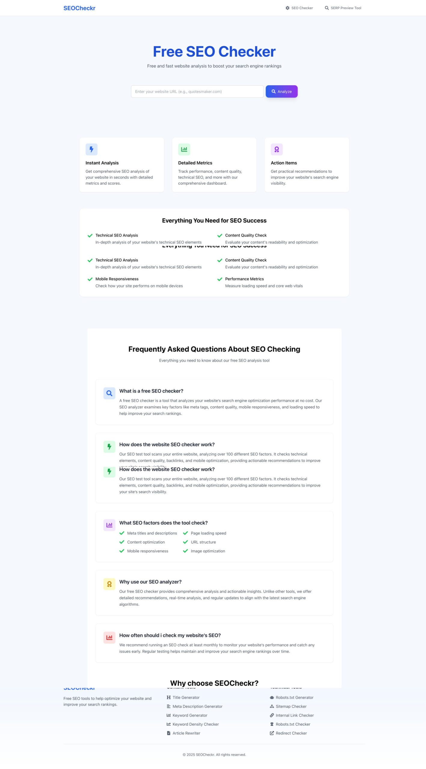 article seo checker free
