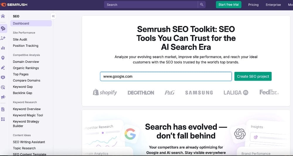 google seo software